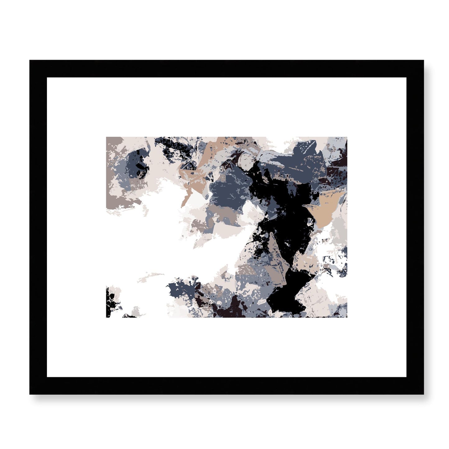 Framed Graphic Art Print, White Mat - 12x10 16x13 20x16 28x22 inches | FPH- 1220-7692, Prints, Graphic art, Black Frame, 30 x 25 cm ,12 x 10 inches