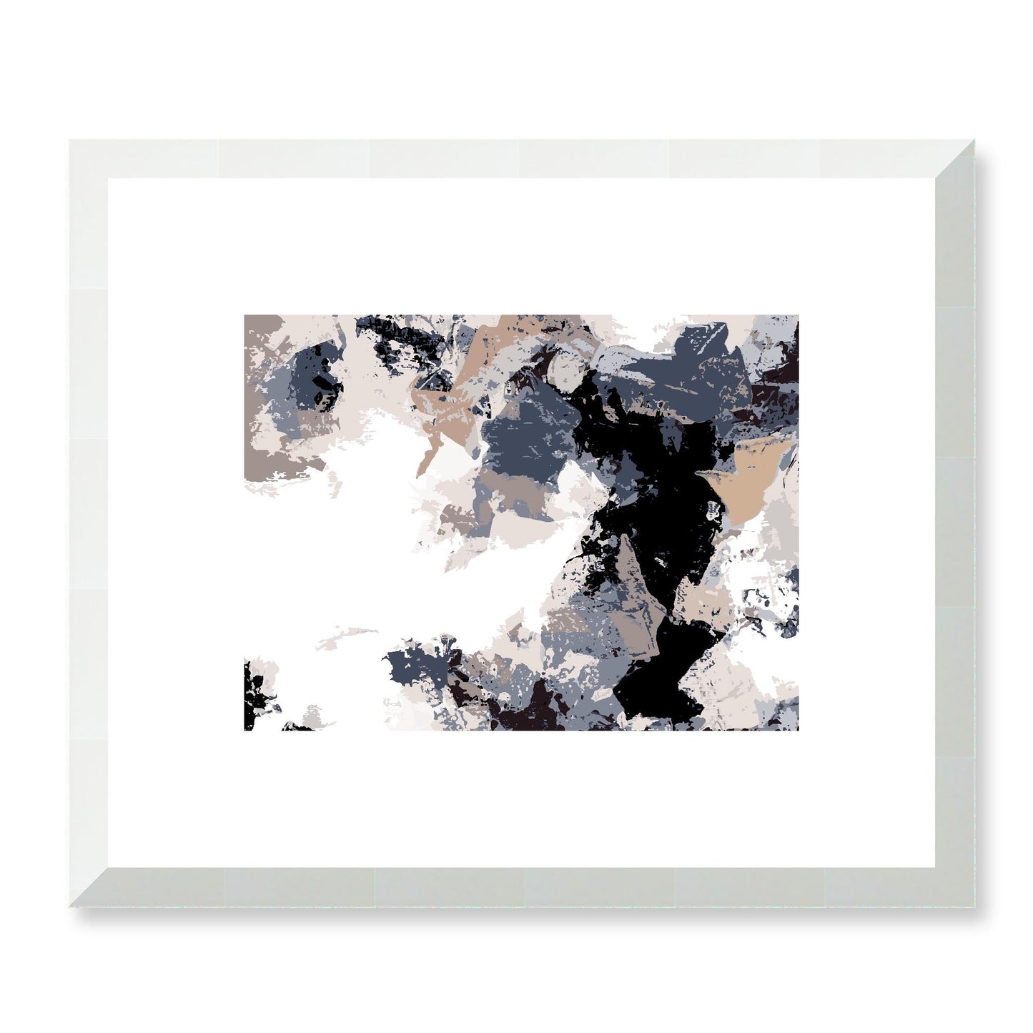 Framed Graphic Art Print, White Mat - 12x10 16x13 20x16 28x22 inches | FPH- 1220-7692, Prints, Graphic art, White Frame, 30 x 25 cm ,12 x 10 inches