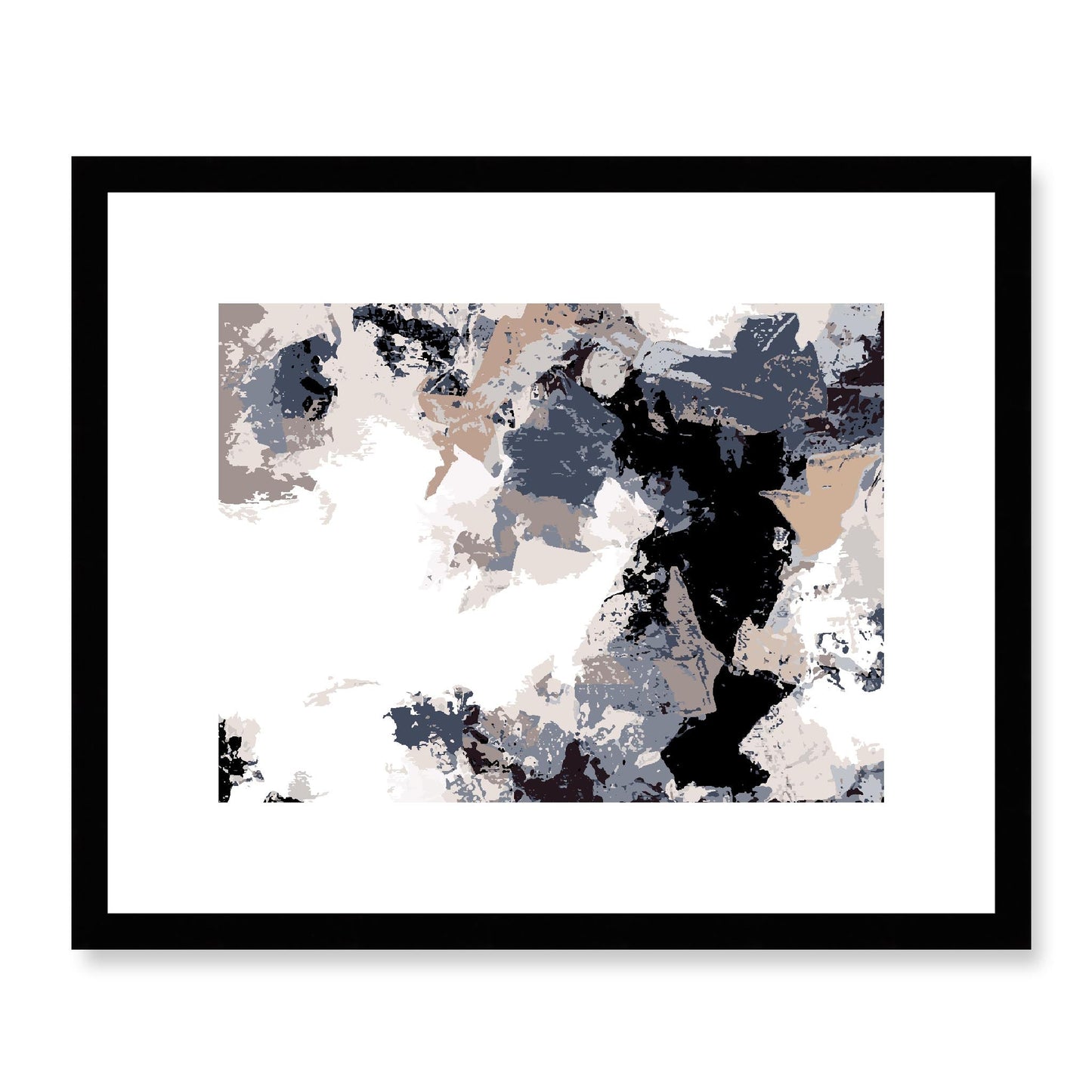 Framed Graphic Art Print, White Mat - 12x10 16x13 20x16 28x22 inches | FPH- 1220-7692, Prints, Graphic art, Black Frame, 41 x 33 cm ,16 x 13 inches