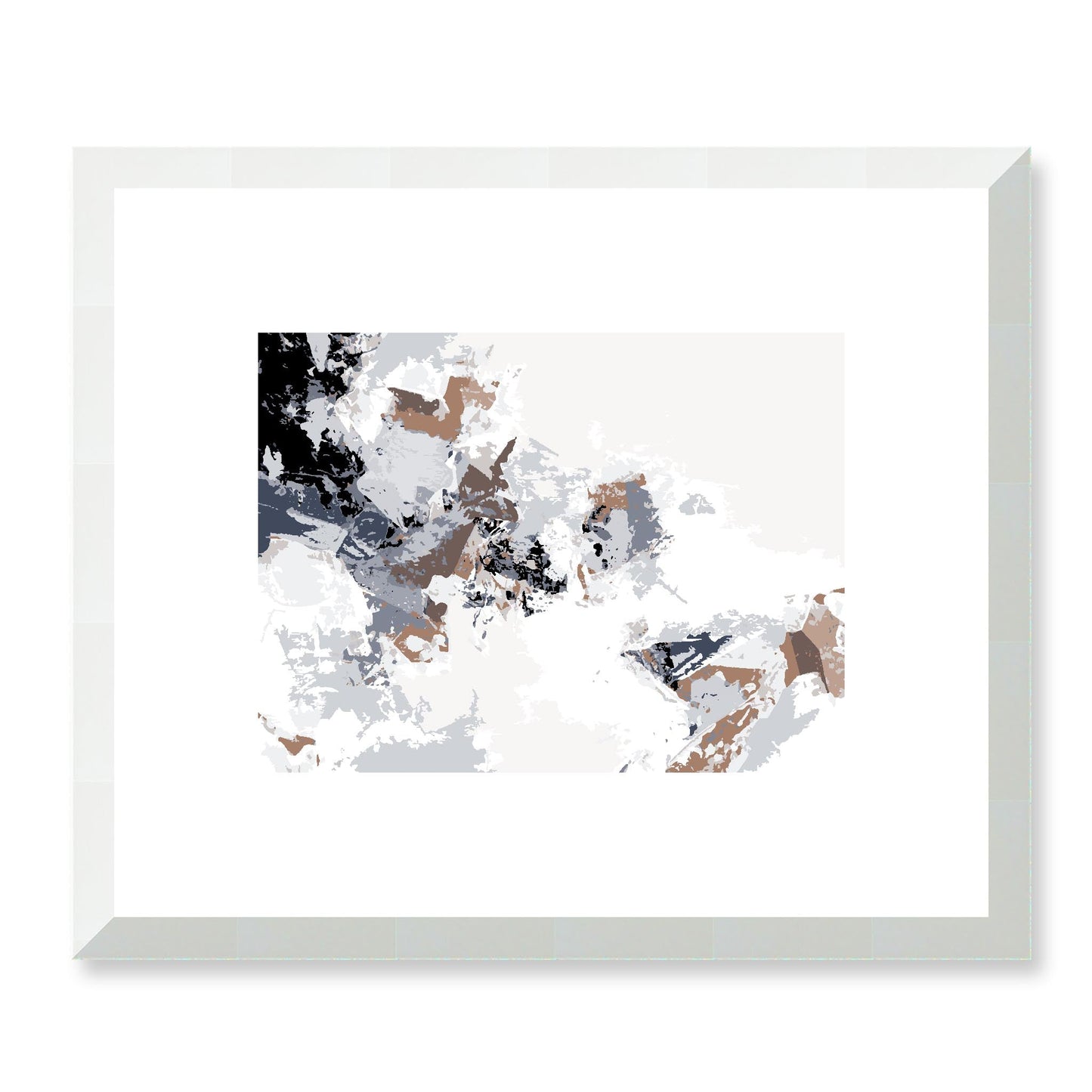 Framed Graphic Art Print, White Mat - 12x10 16x13 20x16 28x22 inches | FPH- 1220-7694, Prints, Graphic art, White Frame, 30 x 25 cm ,12 x 10 inches