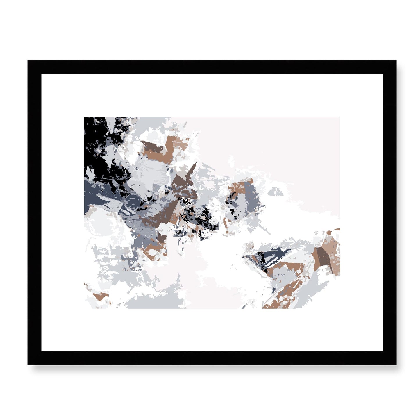 Framed Graphic Art Print, White Mat - 12x10 16x13 20x16 28x22 inches | FPH- 1220-7694, Prints, Graphic art, Black Frame, 41 x 33 cm ,16 x 13 inches