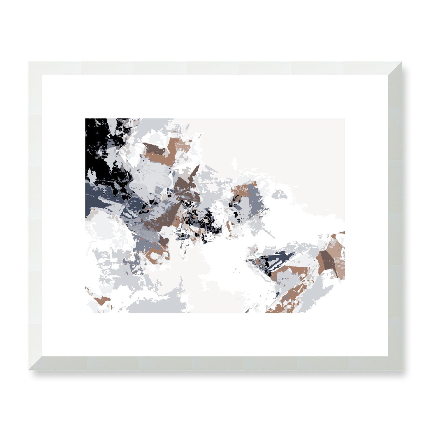 Framed Graphic Art Print, White Mat - 12x10 16x13 20x16 28x22 inches | FPH- 1220-7694, Prints, Graphic art, White Frame, 41 x 33 cm ,16 x 13 inches