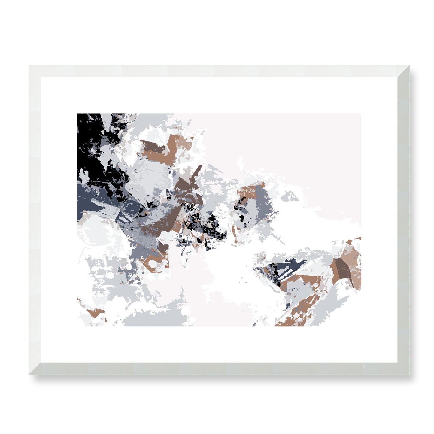 Framed Graphic Art Print, White Mat - 12x10 16x13 20x16 28x22 inches | FPH- 1220-7694, Prints, Graphic art, White Frame, 51 x 41 cm ,20 x 16 inches