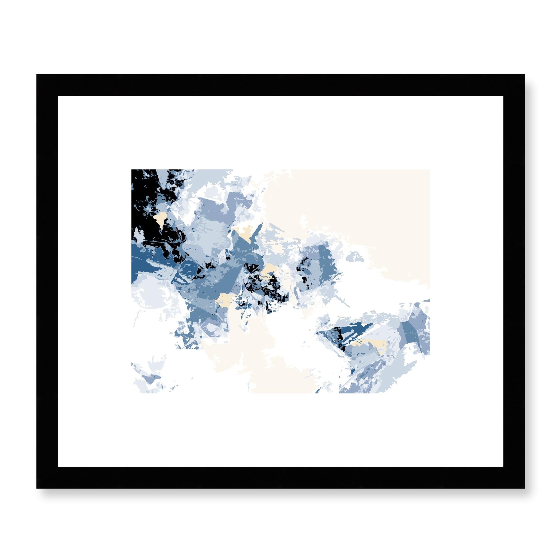 Framed Graphic Art Print, White Mat - 12x10 16x13 20x16 28x22 inches | FPH- 1230-7694, Prints, Graphic art, Black Frame, 30 x 25 cm ,12 x 10 inches