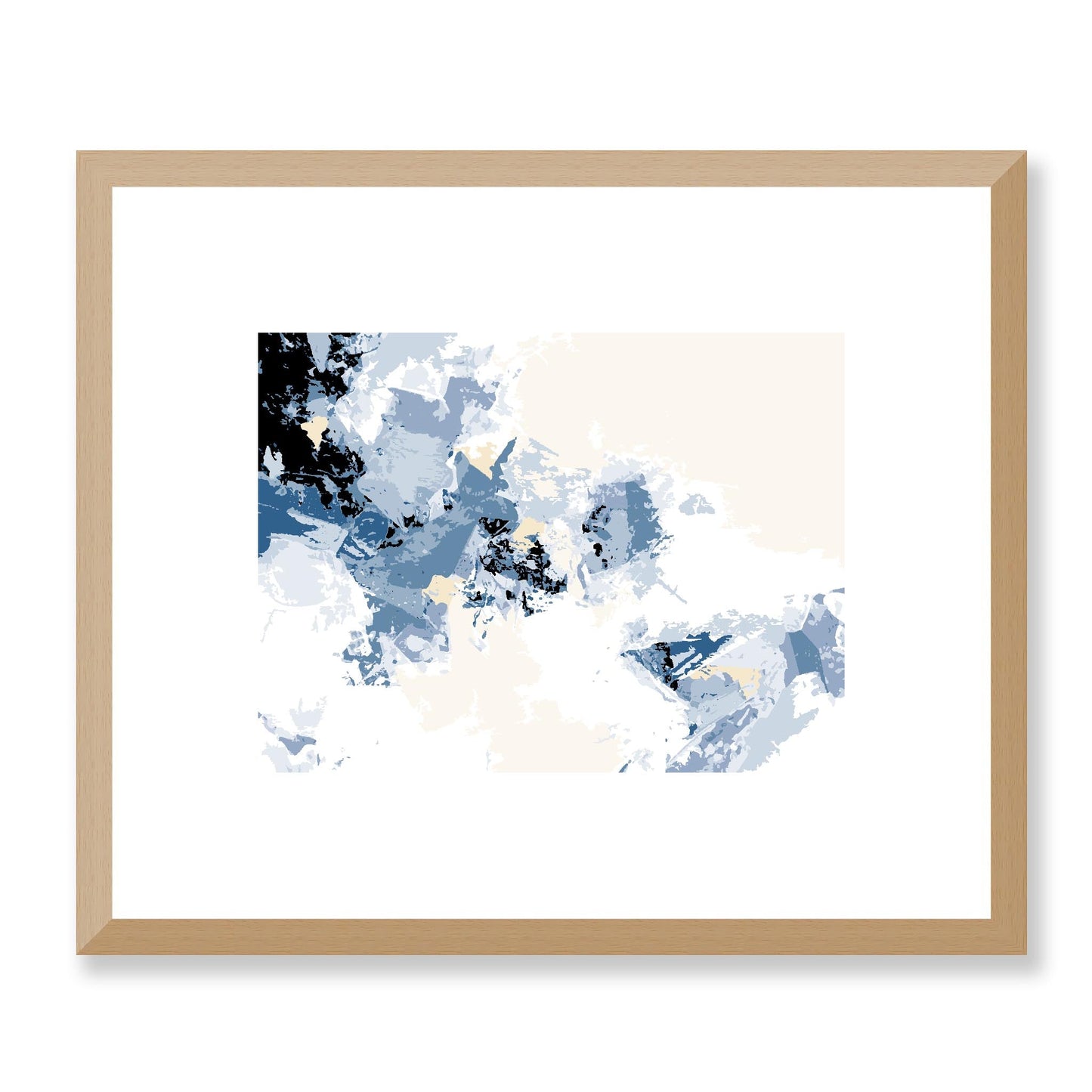 Framed Graphic Art Print, White Mat - 12x10 16x13 20x16 28x22 inches | FPH- 1230-7694, Prints, Graphic art, Natural Frame, 30 x 25 cm ,12 x 10 inches