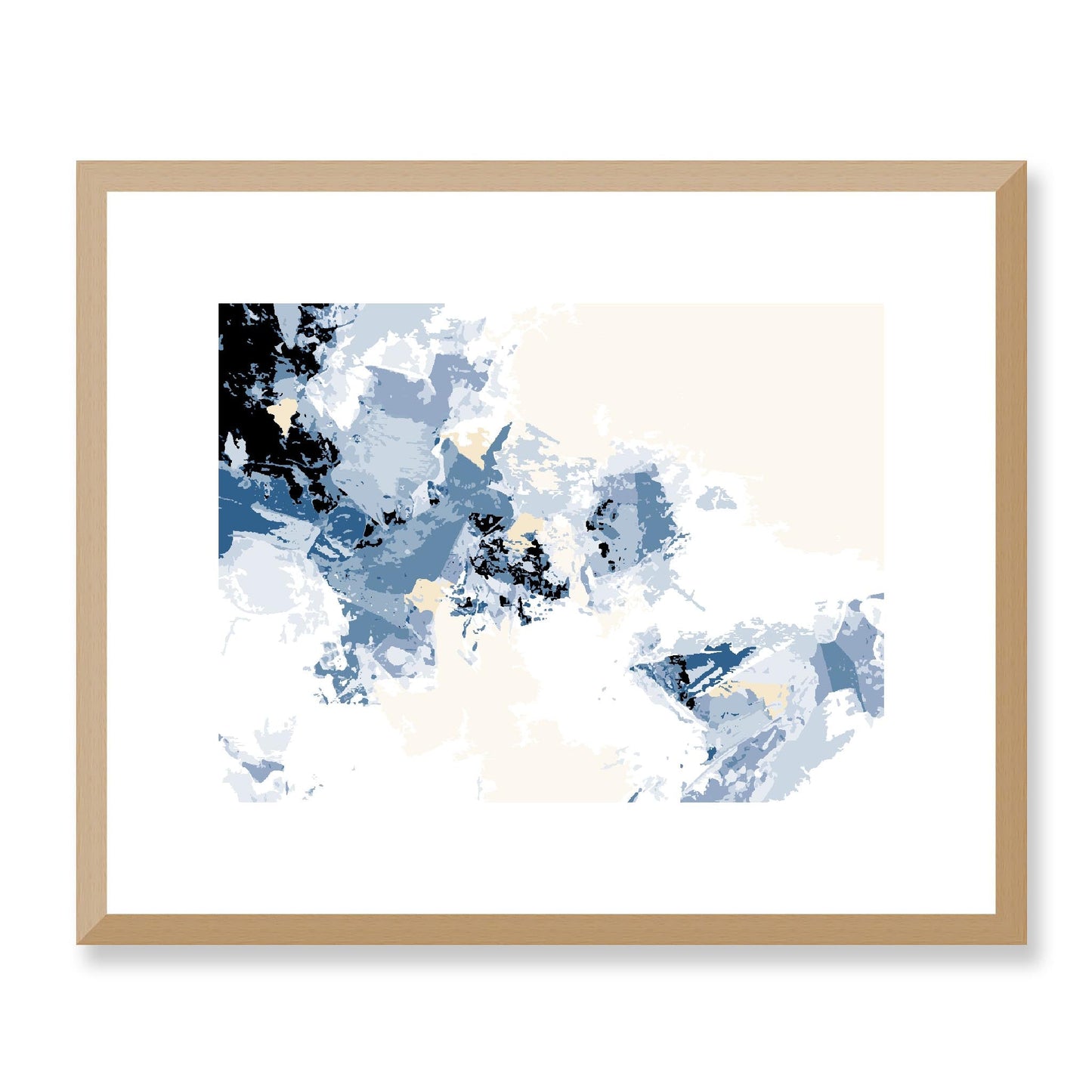 Framed Graphic Art Print, White Mat - 12x10 16x13 20x16 28x22 inches | FPH- 1230-7694, Prints, Graphic art, Natural Frame, 41 x 33 cm ,16 x 13 inches