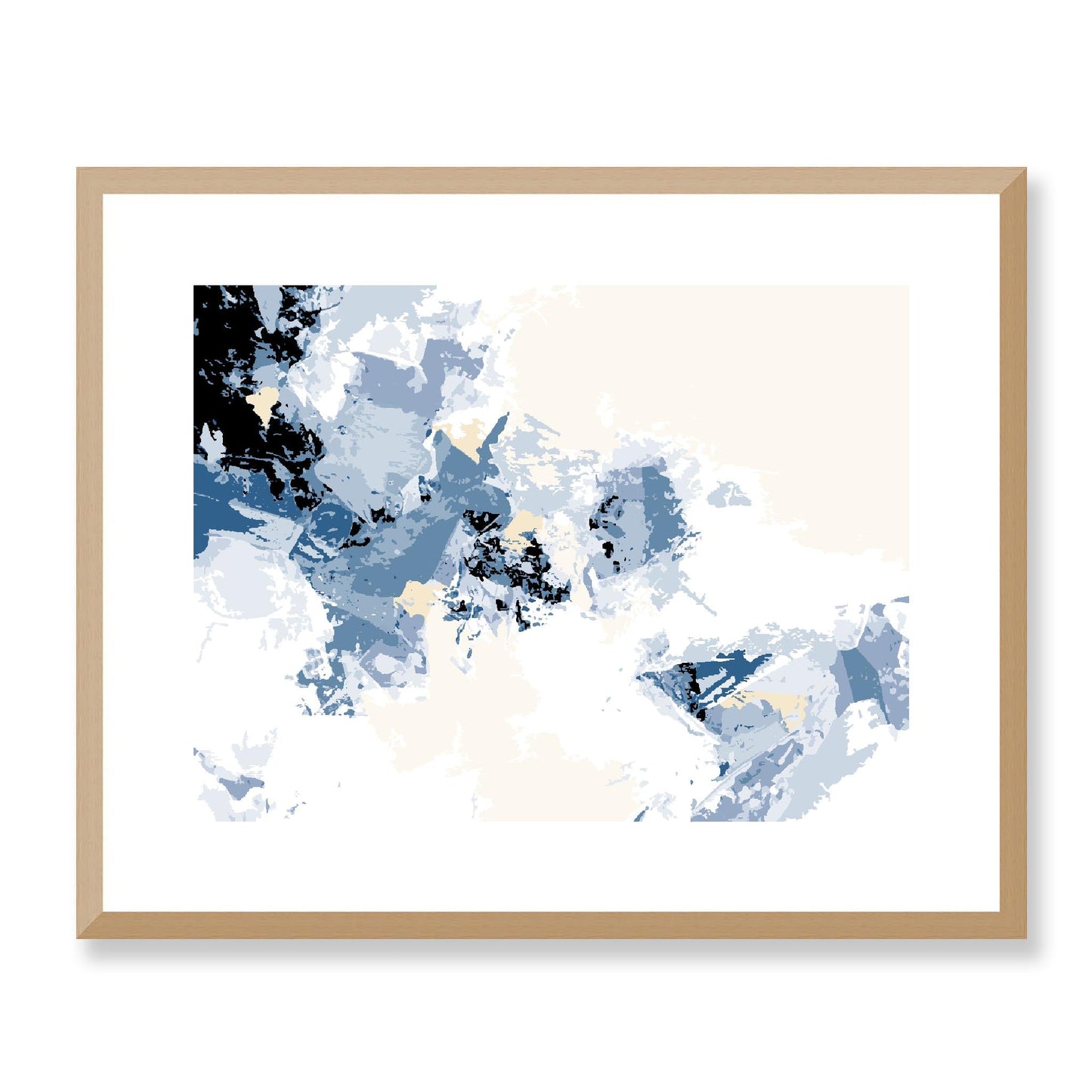 Framed Graphic Art Print, White Mat - 12x10 16x13 20x16 28x22 inches | FPH- 1230-7694, Prints, Graphic art, Natural Frame, 51 x 41 cm ,20 x 16 inches