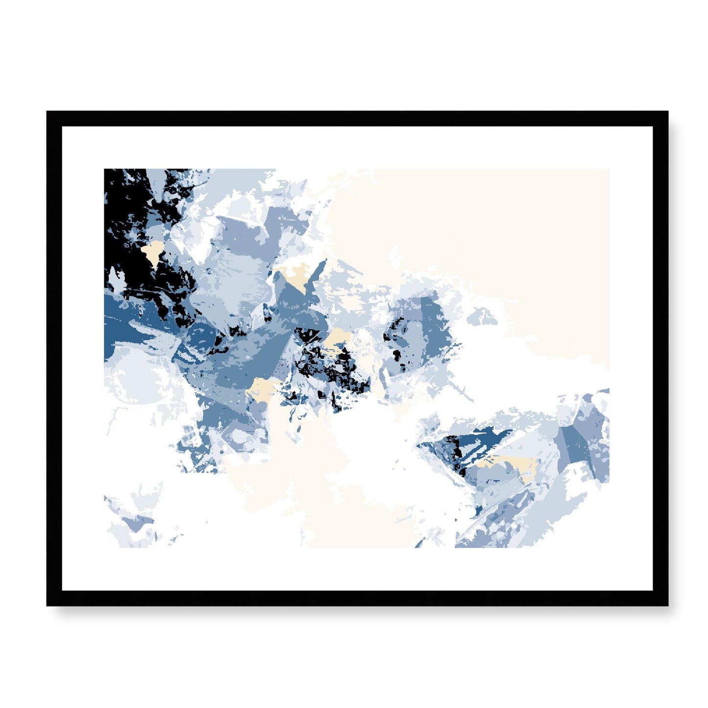 Framed Graphic Art Print, White Mat - 12x10 16x13 20x16 28x22 inches | FPH- 1230-7694, Prints, Graphic art, Black Frame, 71 x 56 cm ,28 x 22 inches