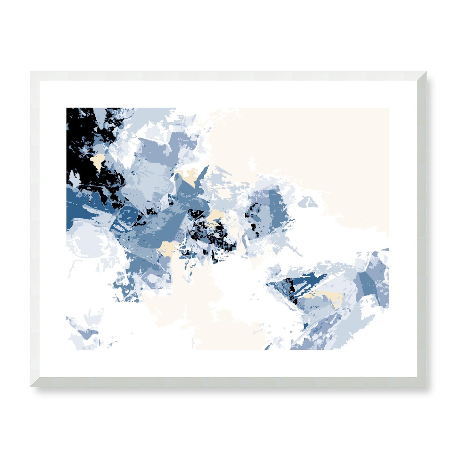 Framed Graphic Art Print, White Mat - 12x10 16x13 20x16 28x22 inches | FPH- 1230-7694, Prints, Graphic art, White Frame, 71 x 56 cm ,28 x 22 inches