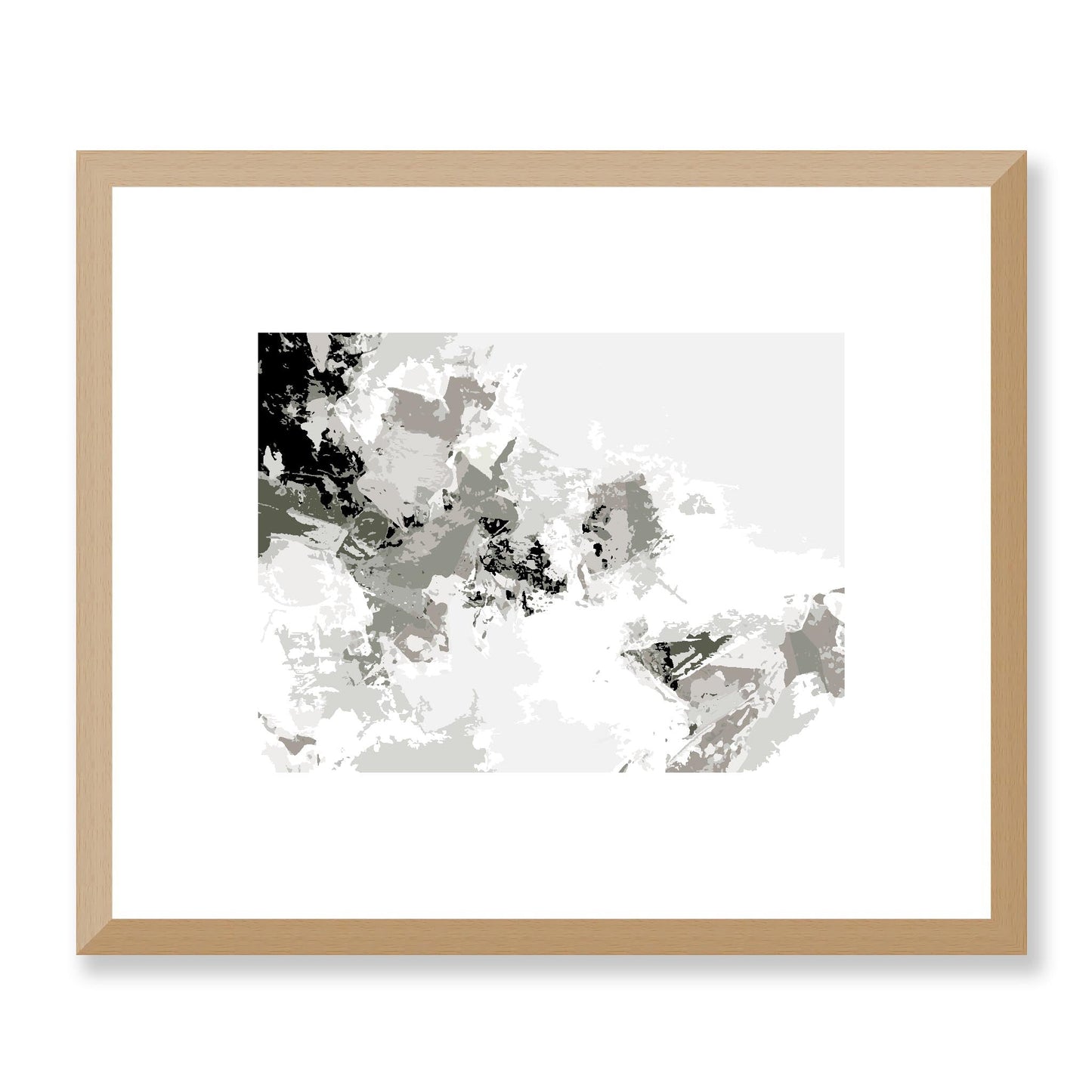 Framed Graphic Art Print, White Mat - 12x10 16x13 20x16 28x22 inches | FPH- 1240-7694, Prints, Graphic art, Natural Frame, 30 x 25 cm ,12 x 10 inches