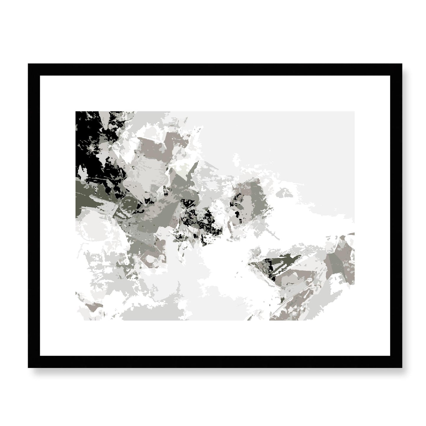 Framed Graphic Art Print, White Mat - 12x10 16x13 20x16 28x22 inches | FPH- 1240-7694, Prints, Graphic art, Black Frame, 51 x 41 cm ,20 x 16 inches