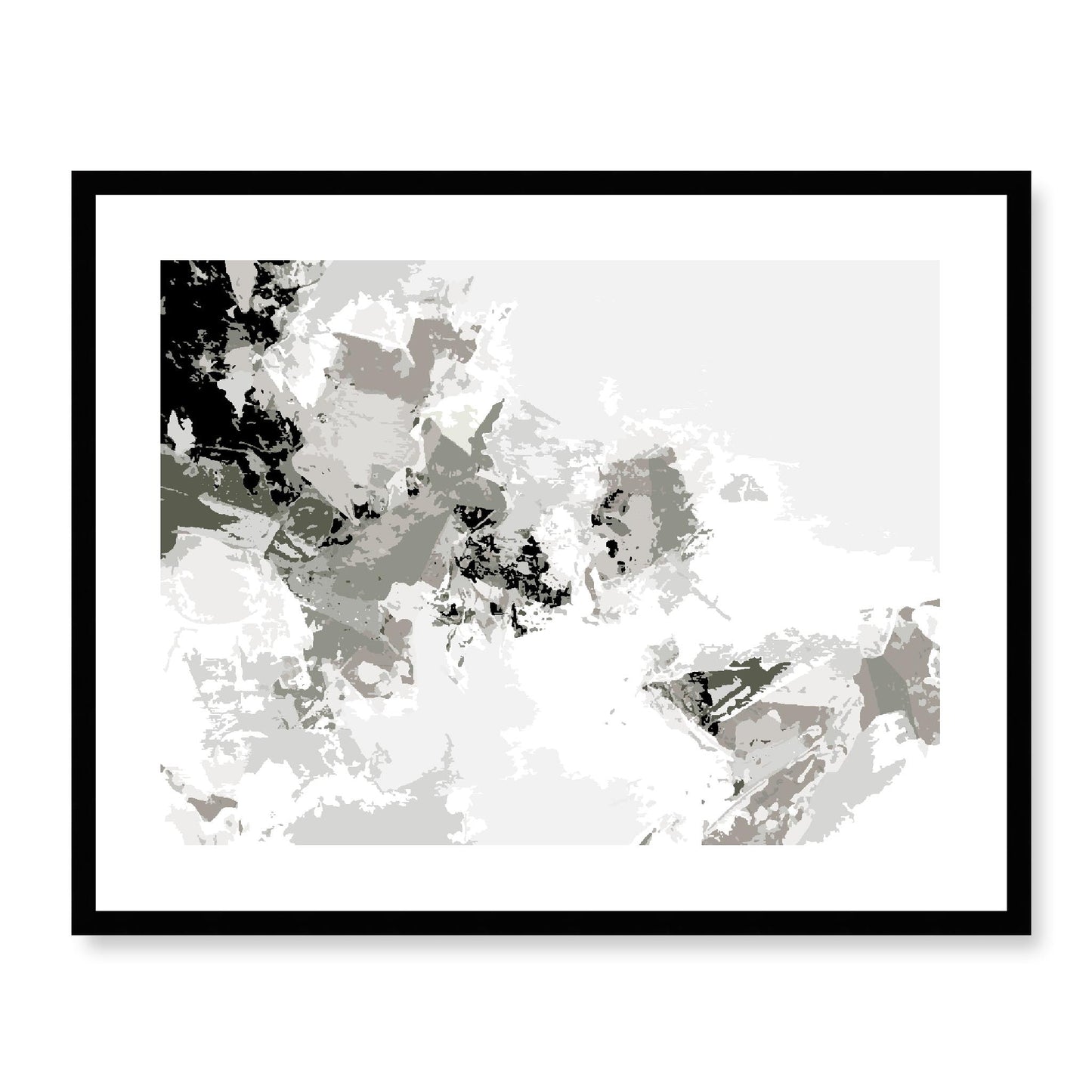 Framed Graphic Art Print, White Mat - 12x10 16x13 20x16 28x22 inches | FPH- 1240-7694, Prints, Graphic art, Black Frame, 71 x 56 cm ,28 x 22 inches