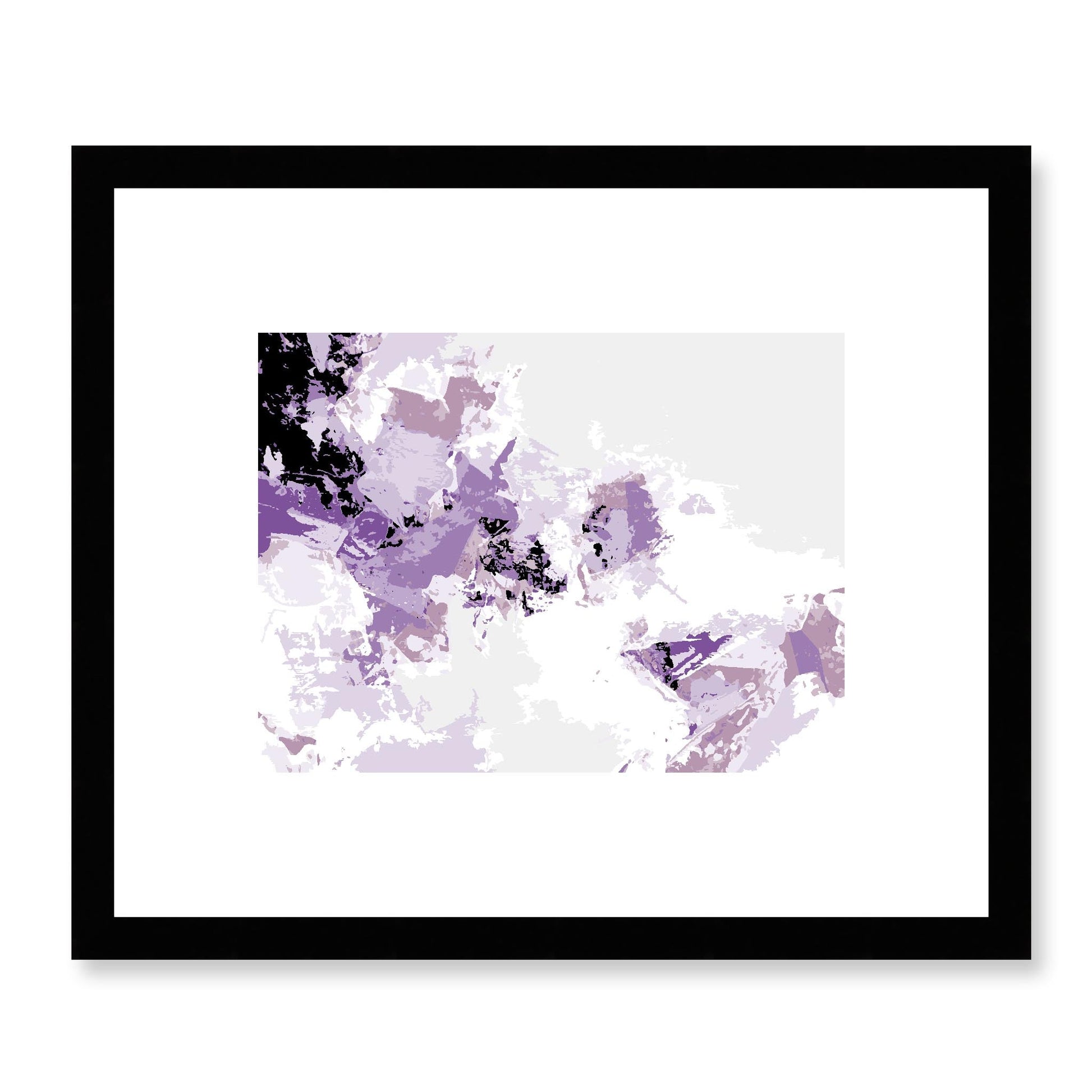 Framed Graphic Art Print, White Mat - 12x10 16x13 20x16 28x22 inches | FPH- 1250-7694, Prints, Graphic art, Black Frame, 30 x 25 cm ,12 x 10 inches
