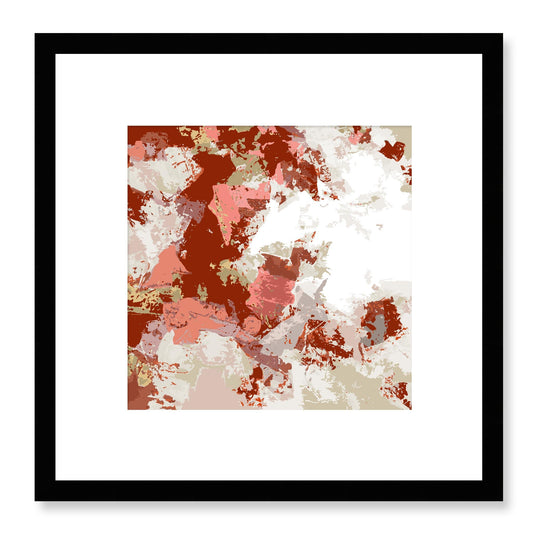 Framed Graphic Art Print, White Mat - 8x8 12x12 16x16 20x20 24x24 28x28 inches | FPS-1130-7695, Prints, Graphic art, Black Frame, 30 x 30 cm ,12 x 12 inches