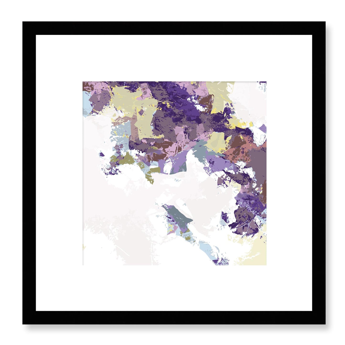 Framed Graphic Art Print, White Mat - 8x8 12x12 16x16 20x20 24x24 28x28 inches | FPS-1140-7693, Prints, Graphic art, Black Frame, 30 x 30 cm ,12 x 12 inches