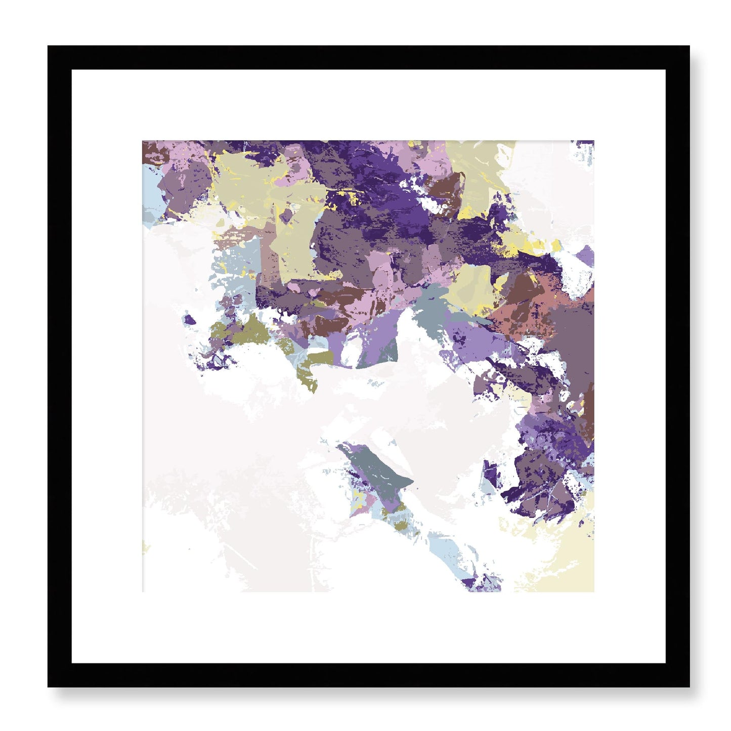 Framed Graphic Art Print, White Mat - 8x8 12x12 16x16 20x20 24x24 28x28 inches | FPS-1140-7693, Prints, Graphic art, Black Frame, 41 x 41 cm ,16 x 16 inches