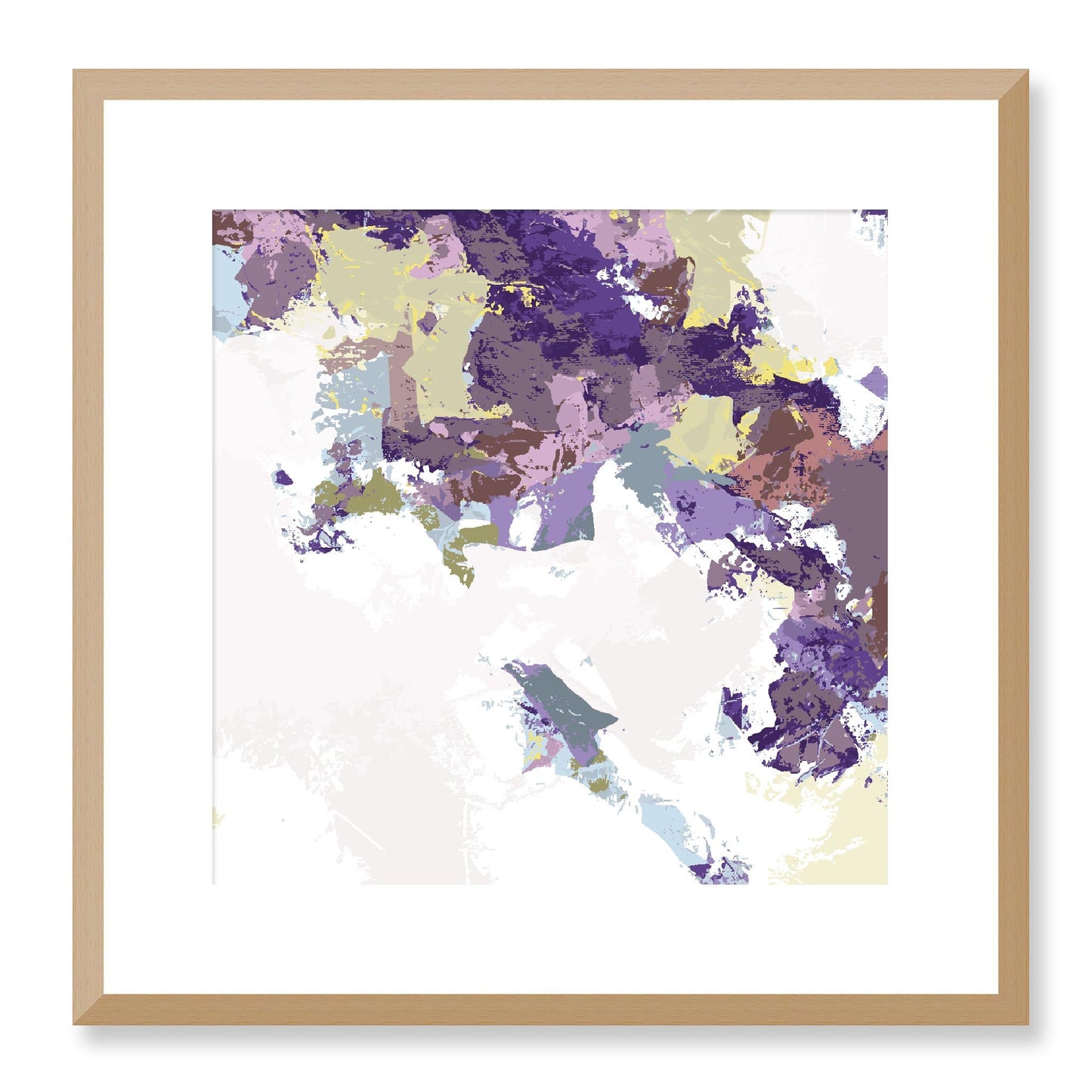 Framed Graphic Art Print, White Mat - 8x8 12x12 16x16 20x20 24x24 28x28 inches | FPS-1140-7693, Prints, Graphic art, Natural Frame, 41 x 41 cm ,16 x 16 inches