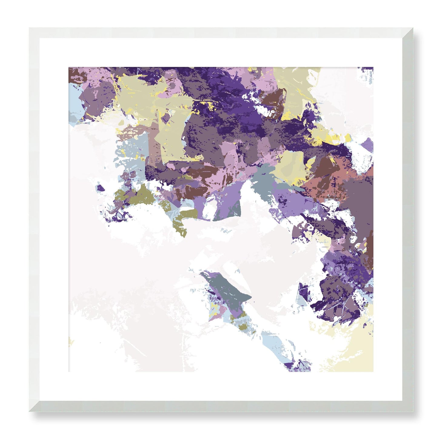 Framed Graphic Art Print, White Mat - 8x8 12x12 16x16 20x20 24x24 28x28 inches | FPS-1140-7693, Prints, Graphic art, White Frame, 61 x 61 cm ,24 x 24 inches