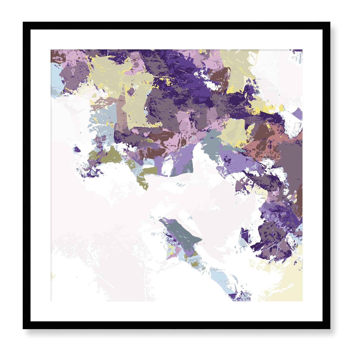 Framed Graphic Art Print, White Mat - 8x8 12x12 16x16 20x20 24x24 28x28 inches | FPS-1140-7693, Prints, Graphic art, Black Frame, 71 x 71 cm ,28 x 28 inches