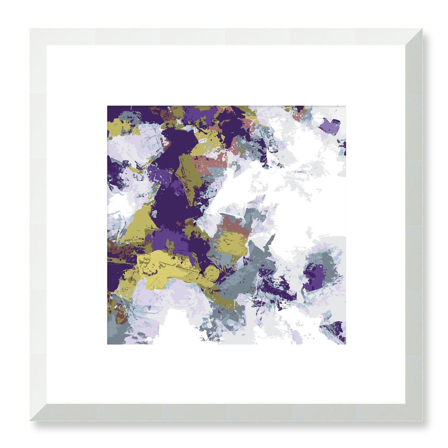 Framed Graphic Art Print, White Mat - 8x8 12x12 16x16 20x20 24x24 28x28 inches | FPS-1140-7695, Prints, Graphic art, White Frame, 30 x 30 cm ,12 x 12 inches