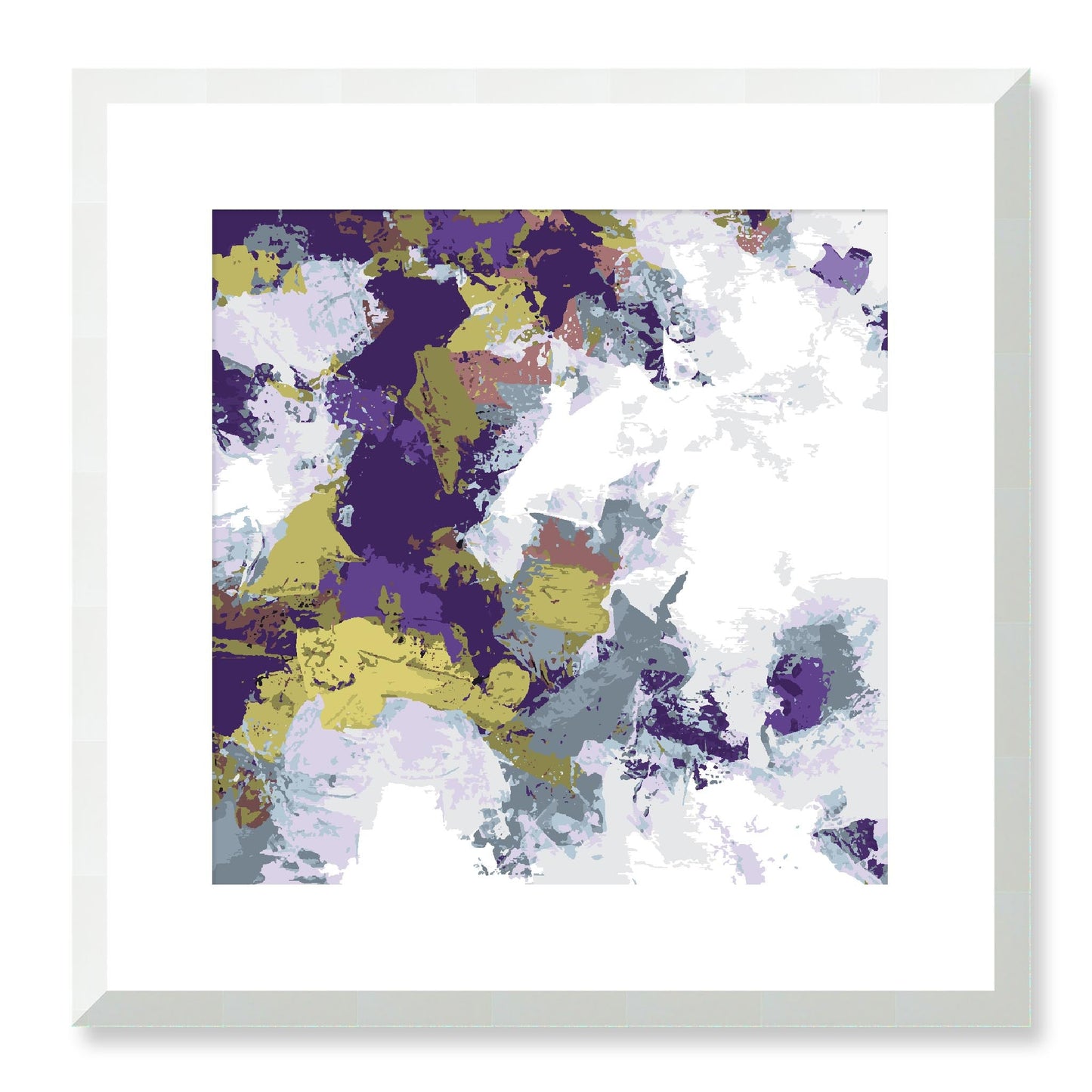 Framed Graphic Art Print, White Mat - 8x8 12x12 16x16 20x20 24x24 28x28 inches | FPS-1140-7695, Prints, Graphic art, White Frame, 41 x 41 cm ,16 x 16 inches