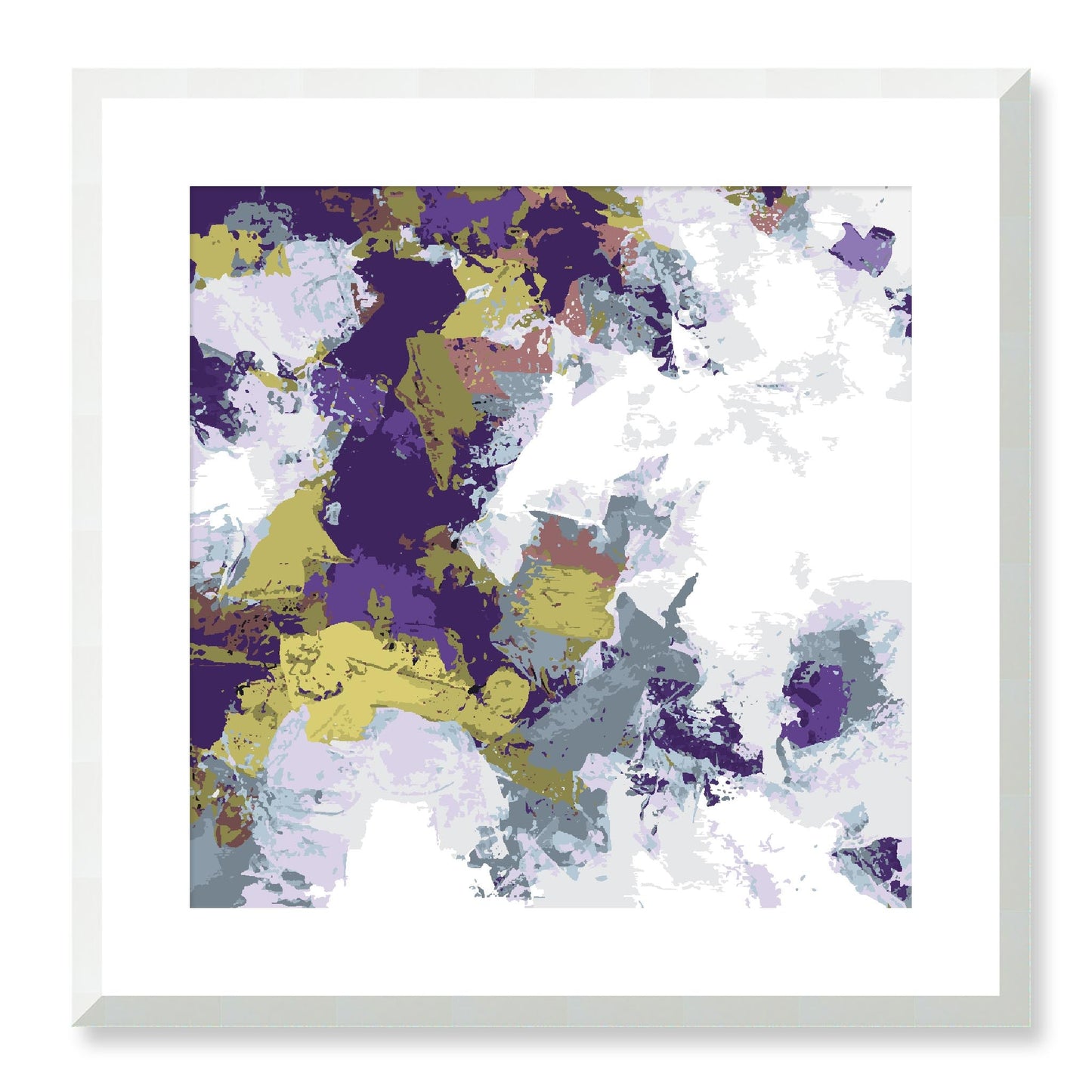 Framed Graphic Art Print, White Mat - 8x8 12x12 16x16 20x20 24x24 28x28 inches | FPS-1140-7695, Prints, Graphic art, White Frame, 51 x 51 cm ,20 x 20 inches