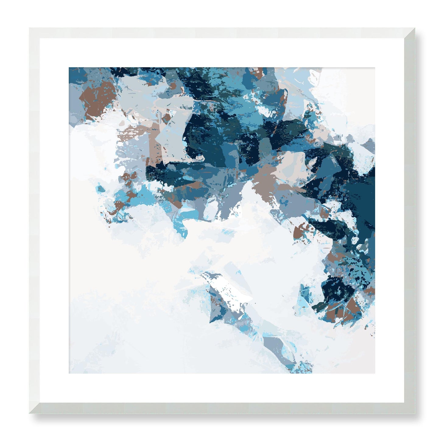 Framed Graphic Art Print, White Mat - 8x8 12x12 16x16 20x20 24x24 28x28 inches | FPS-1150-7693, Prints, Graphic art, White Frame, 61 x 61 cm ,24 x 24 inches