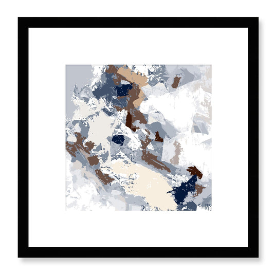 Framed Graphic Art Print, White Mat - 8x8 12x12 16x16 20x20 24x24 28x28 inches | FPS-1160-7690, Prints, Graphic art, Black Frame, 30 x 30 cm ,12 x 12 inches