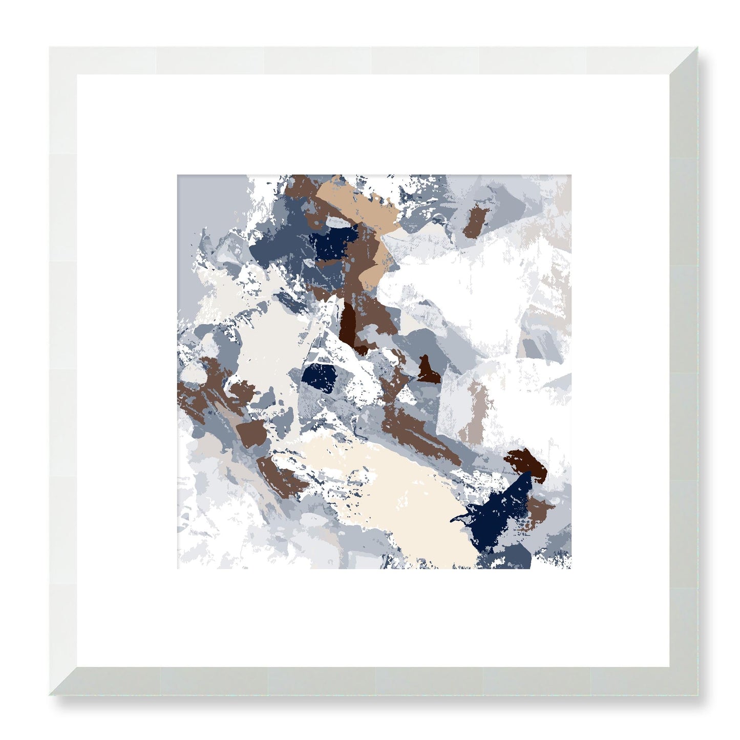 Framed Graphic Art Print, White Mat - 8x8 12x12 16x16 20x20 24x24 28x28 inches | FPS-1160-7690, Prints, Graphic art, White Frame, 30 x 30 cm ,12 x 12 inches