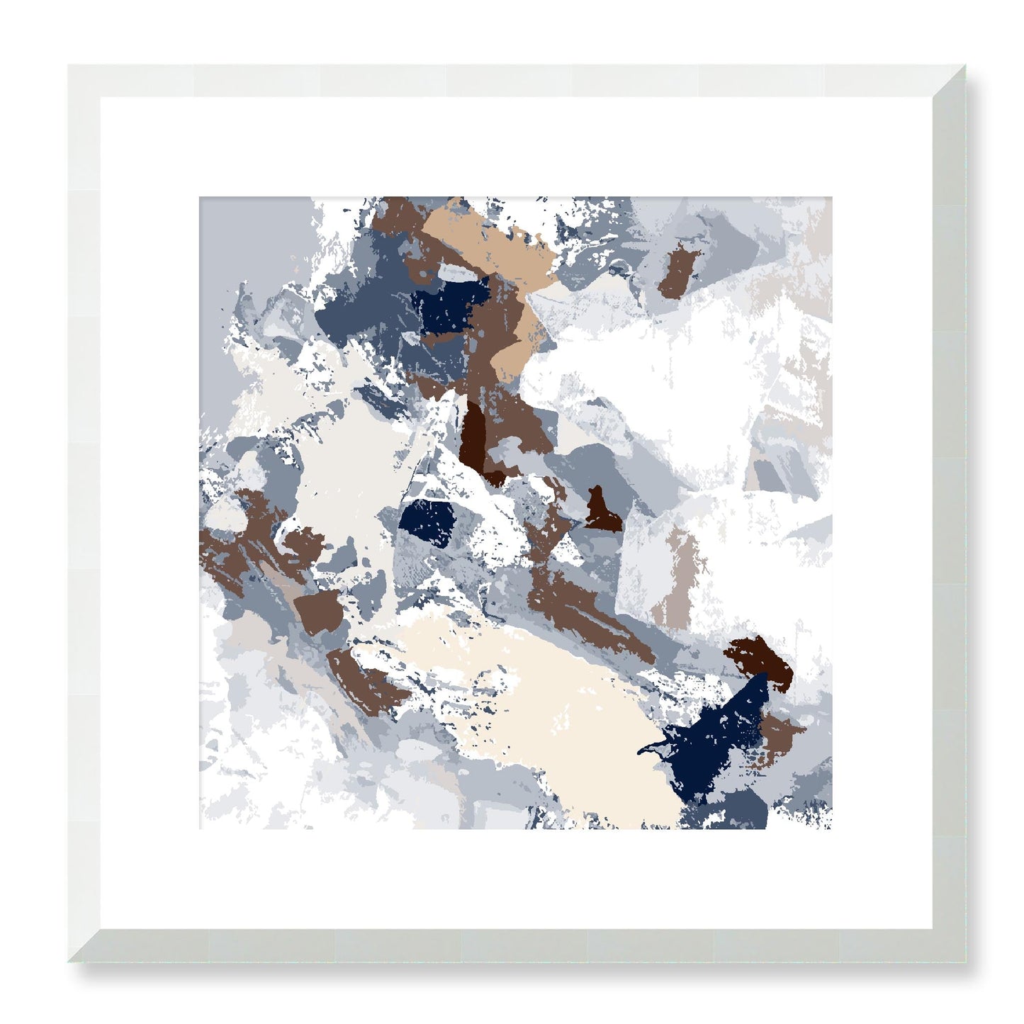 Framed Graphic Art Print, White Mat - 8x8 12x12 16x16 20x20 24x24 28x28 inches | FPS-1160-7690, Prints, Graphic art, White Frame, 41 x 41 cm ,16 x 16 inches