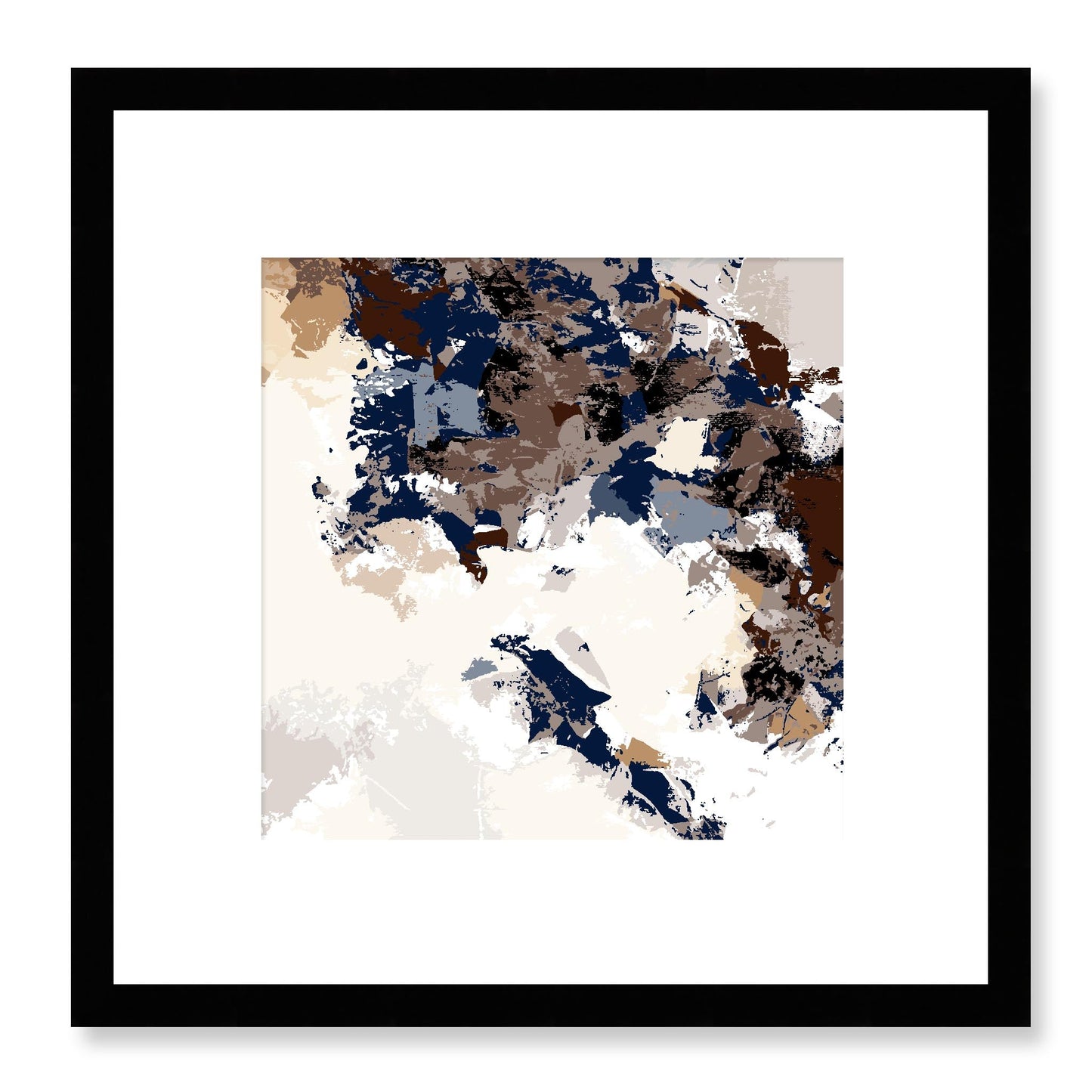Framed Graphic Art Print, White Mat - 8x8 12x12 16x16 20x20 24x24 28x28 inches | FPS-1160-7693, Prints, Graphic art, Black Frame, 30 x 30 cm ,12 x 12 inches
