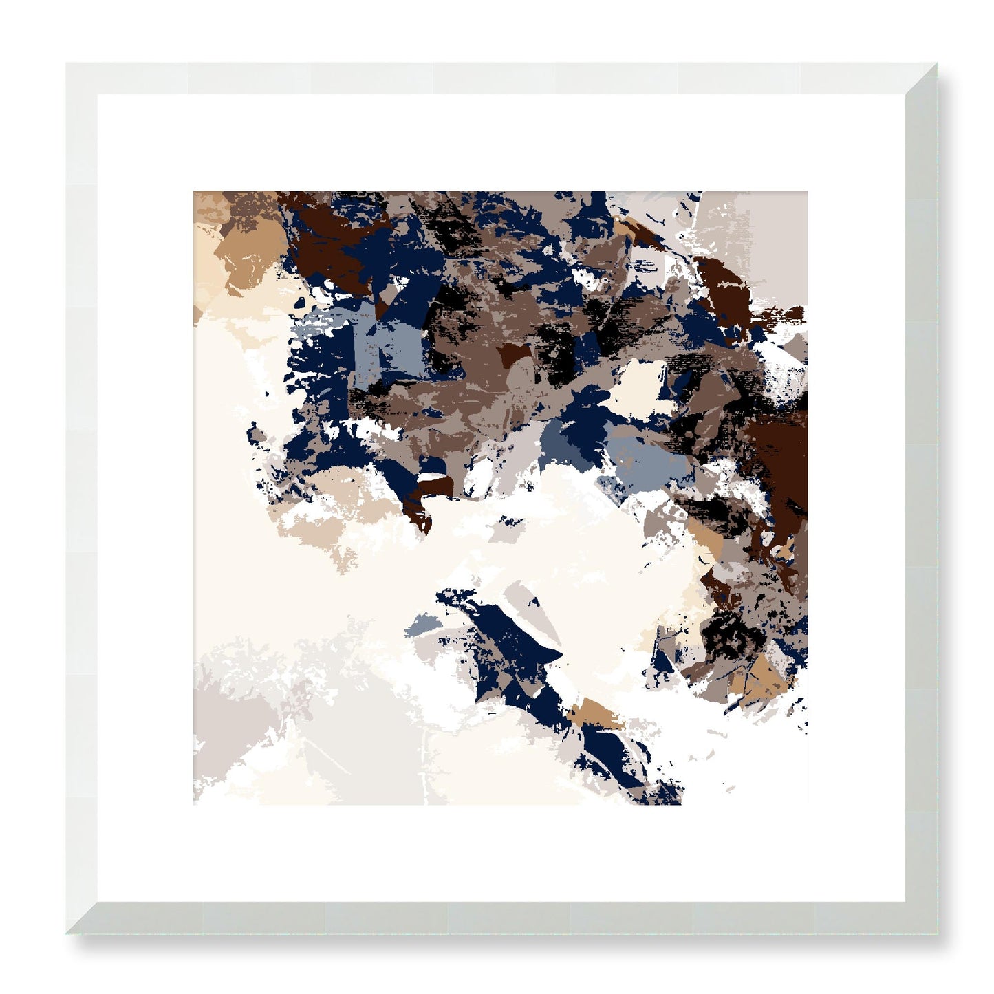 Framed Graphic Art Print, White Mat - 8x8 12x12 16x16 20x20 24x24 28x28 inches | FPS-1160-7693, Prints, Graphic art, White Frame, 41 x 41 cm ,16 x 16 inches