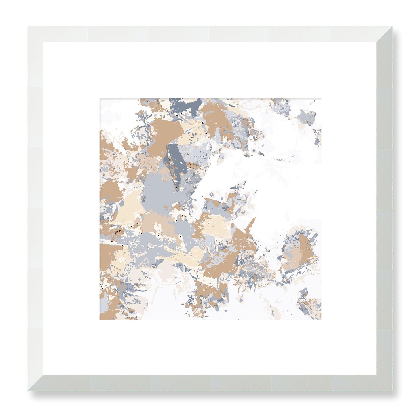 Framed Graphic Art Print, White Mat - 8x8 12x12 16x16 20x20 24x24 28x28 inches | FPS-1160-7695, Prints, Graphic art, White Frame, 30 x 30 cm ,12 x 12 inches