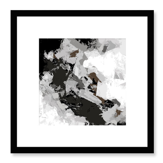 Framed Graphic Art Print, White Mat - 8x8 12x12 16x16 20x20 24x24 28x28 inches | FPS-1170-7690, Prints, Graphic art, Black Frame, 30 x 30 cm ,12 x 12 inches