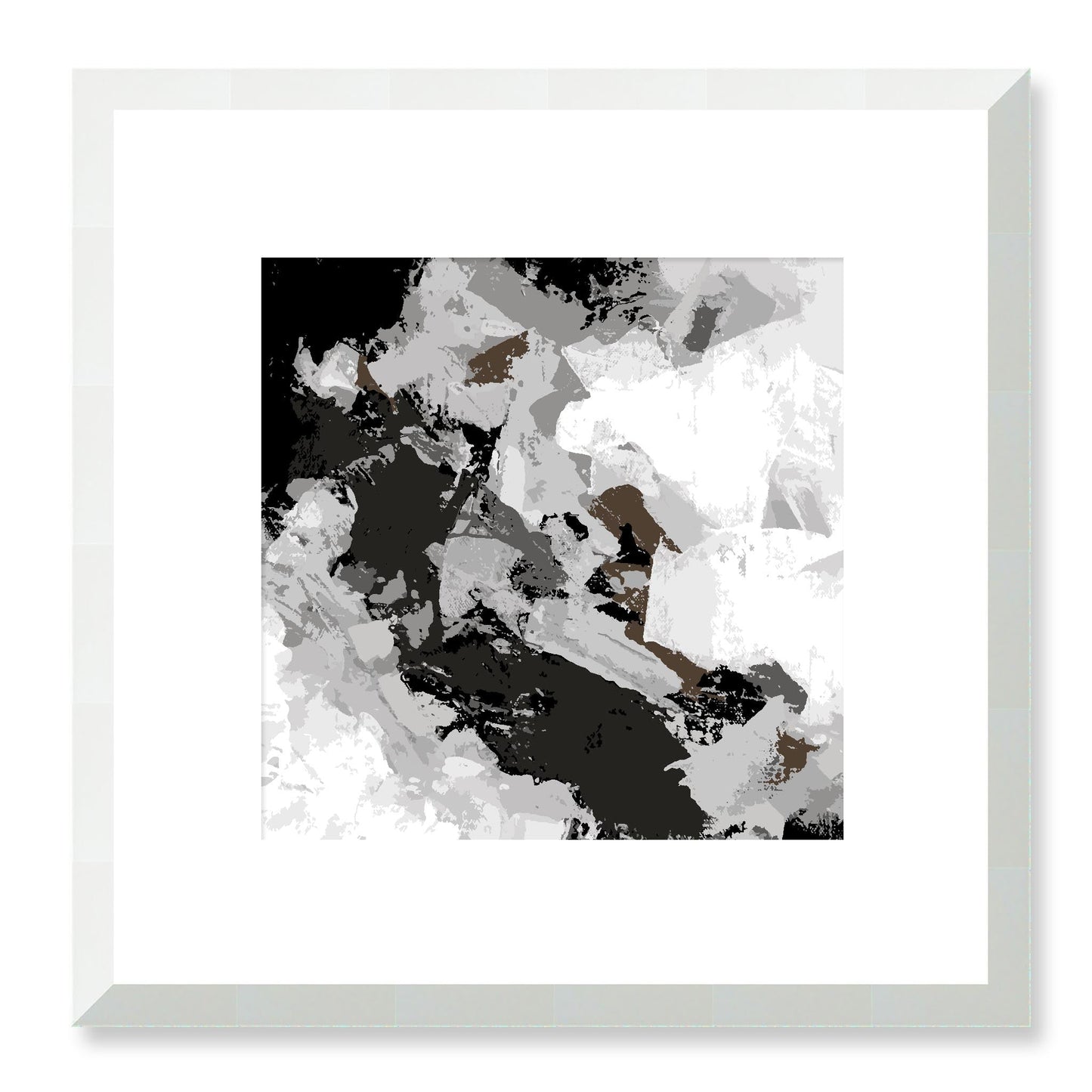 Framed Graphic Art Print, White Mat - 8x8 12x12 16x16 20x20 24x24 28x28 inches | FPS-1170-7690, Prints, Graphic art, White Frame, 30 x 30 cm ,12 x 12 inches
