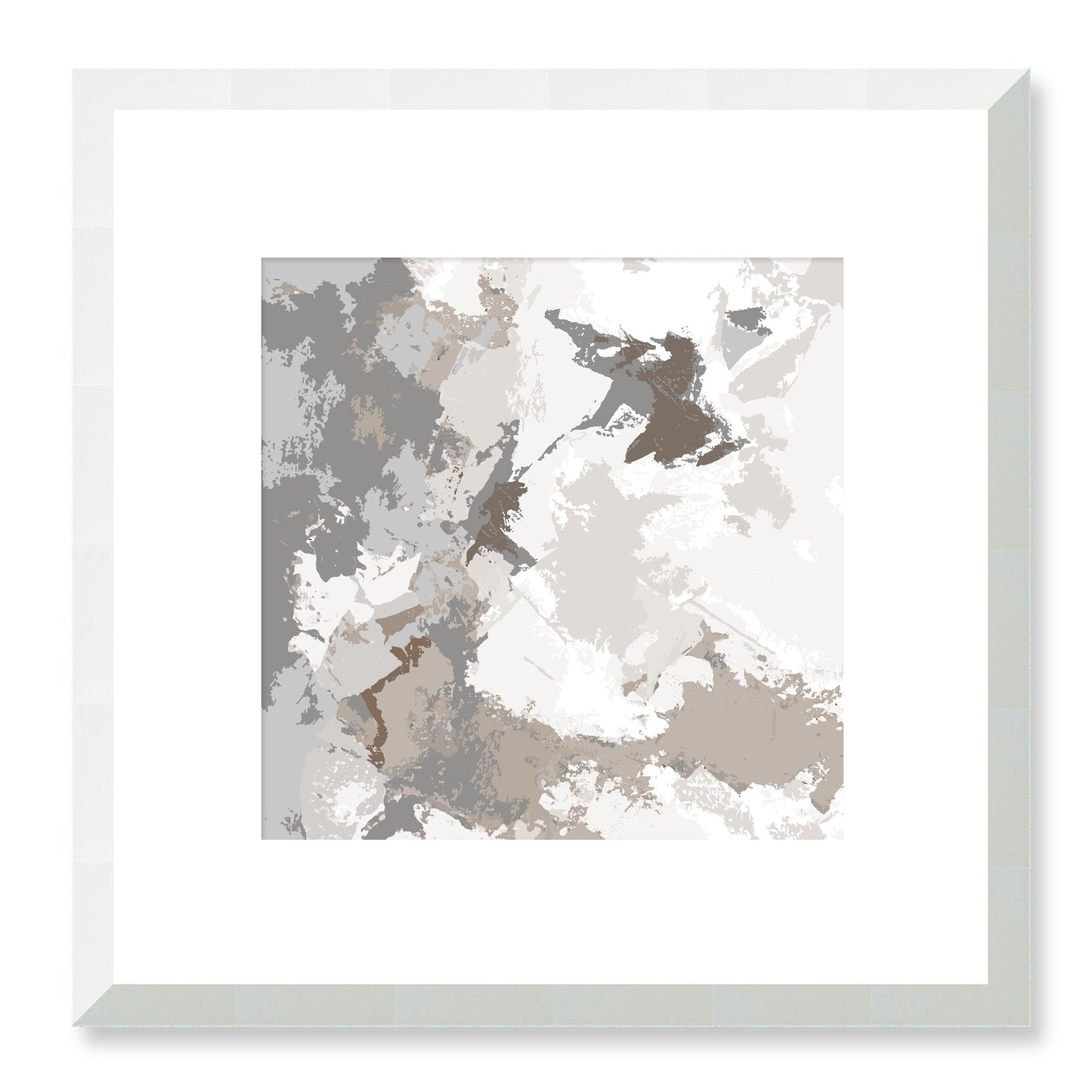 Framed Graphic Art Print, White Mat - 8x8 12x12 16x16 20x20 24x24 28x28 inches | FPS-1170-7691, Prints, Graphic art, White Frame, 30 x 30 cm ,12 x 12 inches