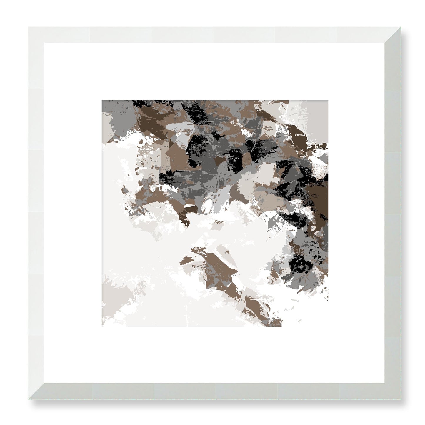 Framed Graphic Art Print, White Mat - 8x8 12x12 16x16 20x20 24x24 28x28 inches | FPS-1170-7693, Prints, Graphic art, White Frame, 30 x 30 cm ,12 x 12 inches