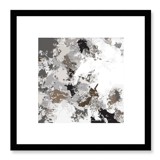 Framed Graphic Art Print, White Mat - 8x8 12x12 16x16 20x20 24x24 28x28 inches | FPS-1170-7695, Prints, Graphic art, Black Frame, 30 x 30 cm ,12 x 12 inches