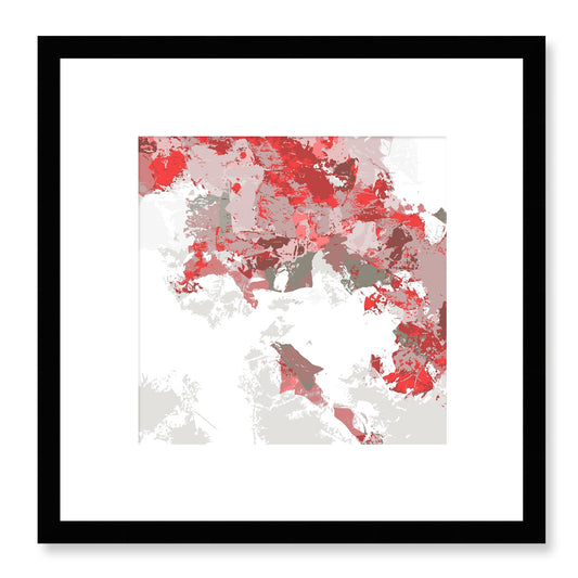 Framed Graphic Art Print, White Mat - 8x8 12x12 16x16 20x20 24x24 28x28 inches | FPS-1190-7693, Prints, Graphic art, Black Frame, 30 x 30 cm ,12 x 12 inches