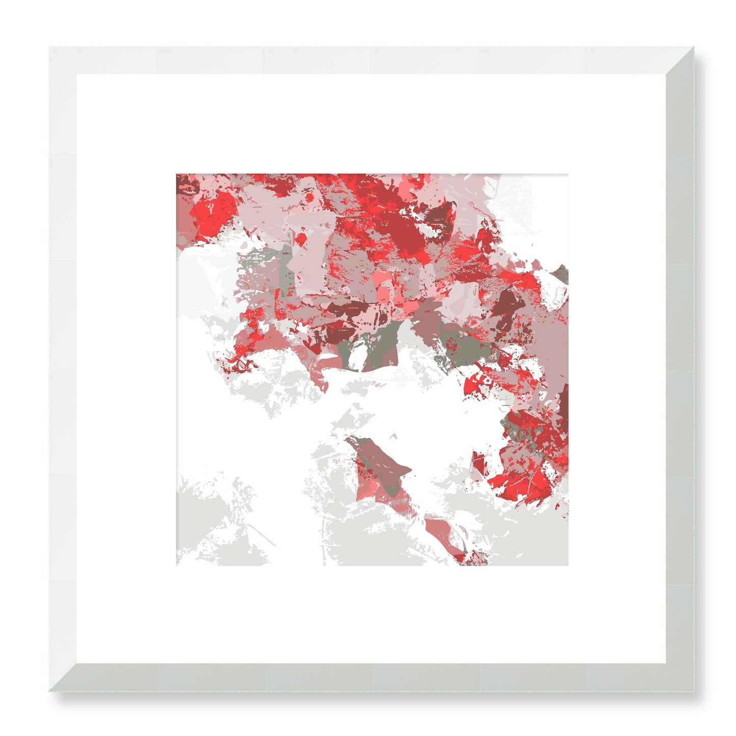 Framed Graphic Art Print, White Mat - 8x8 12x12 16x16 20x20 24x24 28x28 inches | FPS-1190-7693, Prints, Graphic art, White Frame, 30 x 30 cm ,12 x 12 inches