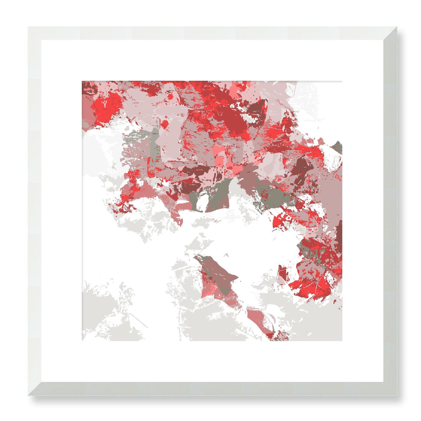 Framed Graphic Art Print, White Mat - 8x8 12x12 16x16 20x20 24x24 28x28 inches | FPS-1190-7693, Prints, Graphic art, White Frame, 41 x 41 cm ,16 x 16 inches