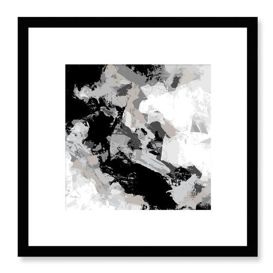 Framed Graphic Art Print, White Mat - 8x8 12x12 16x16 20x20 24x24 28x28 inches | FPS-1200-7690, Prints, Graphic art, Black Frame, 30 x 30 cm ,12 x 12 inches