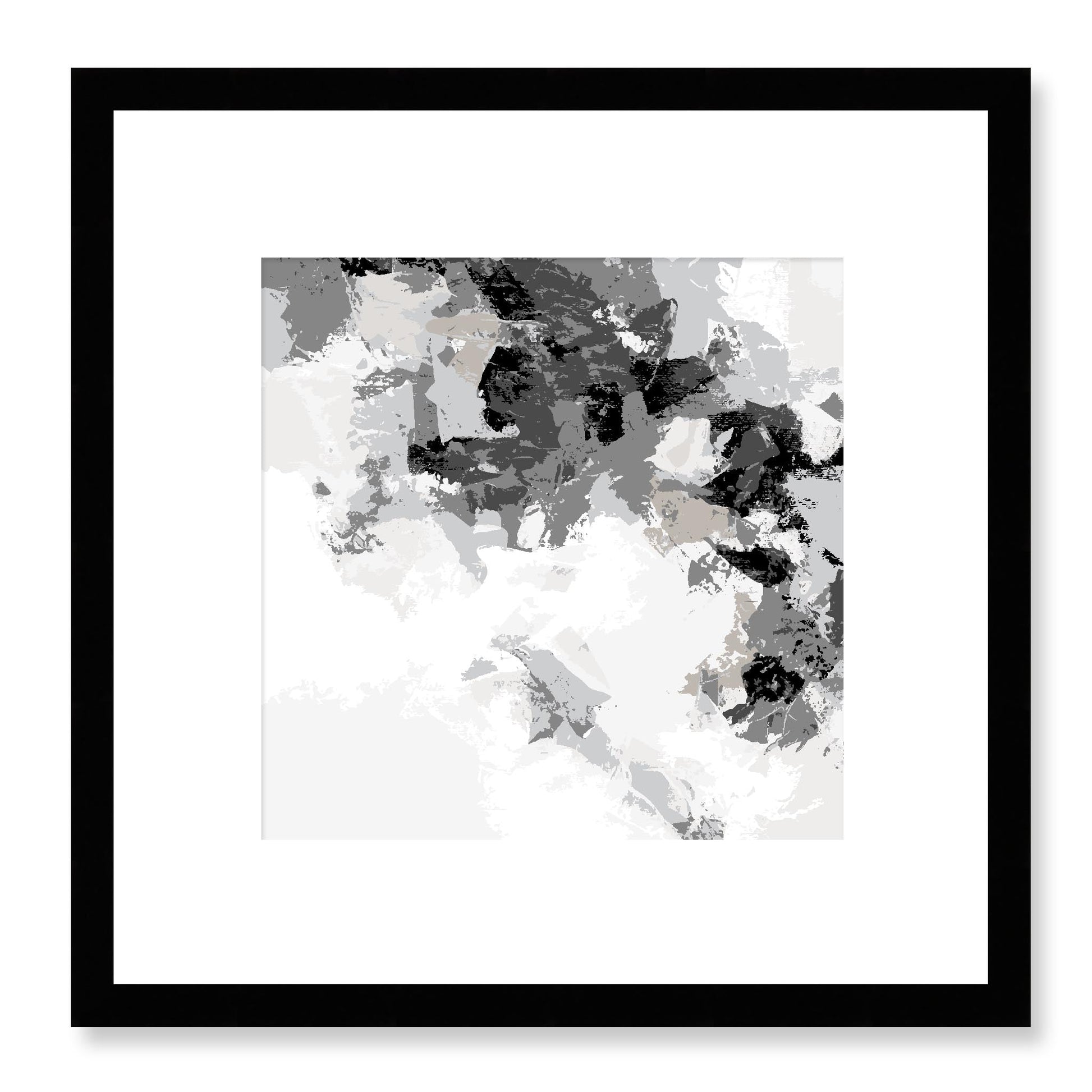 Framed Graphic Art Print, White Mat - 8x8 12x12 16x16 20x20 24x24 28x28 inches | FPS-1200-7693, Prints, Graphic art, Black Frame, 30 x 30 cm ,12 x 12 inches