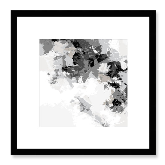 Framed Graphic Art Print, White Mat - 8x8 12x12 16x16 20x20 24x24 28x28 inches | FPS-1200-7693, Prints, Graphic art, Black Frame, 30 x 30 cm ,12 x 12 inches