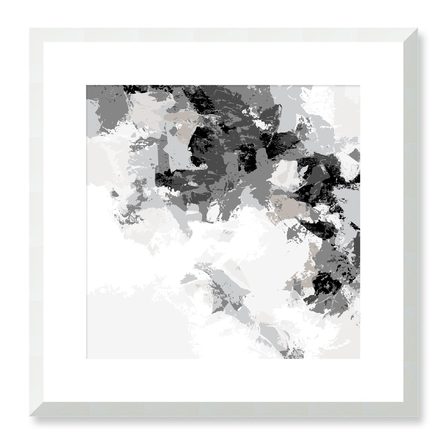 Framed Graphic Art Print, White Mat - 8x8 12x12 16x16 20x20 24x24 28x28 inches | FPS-1200-7693, Prints, Graphic art, White Frame, 41 x 41 cm ,16 x 16 inches