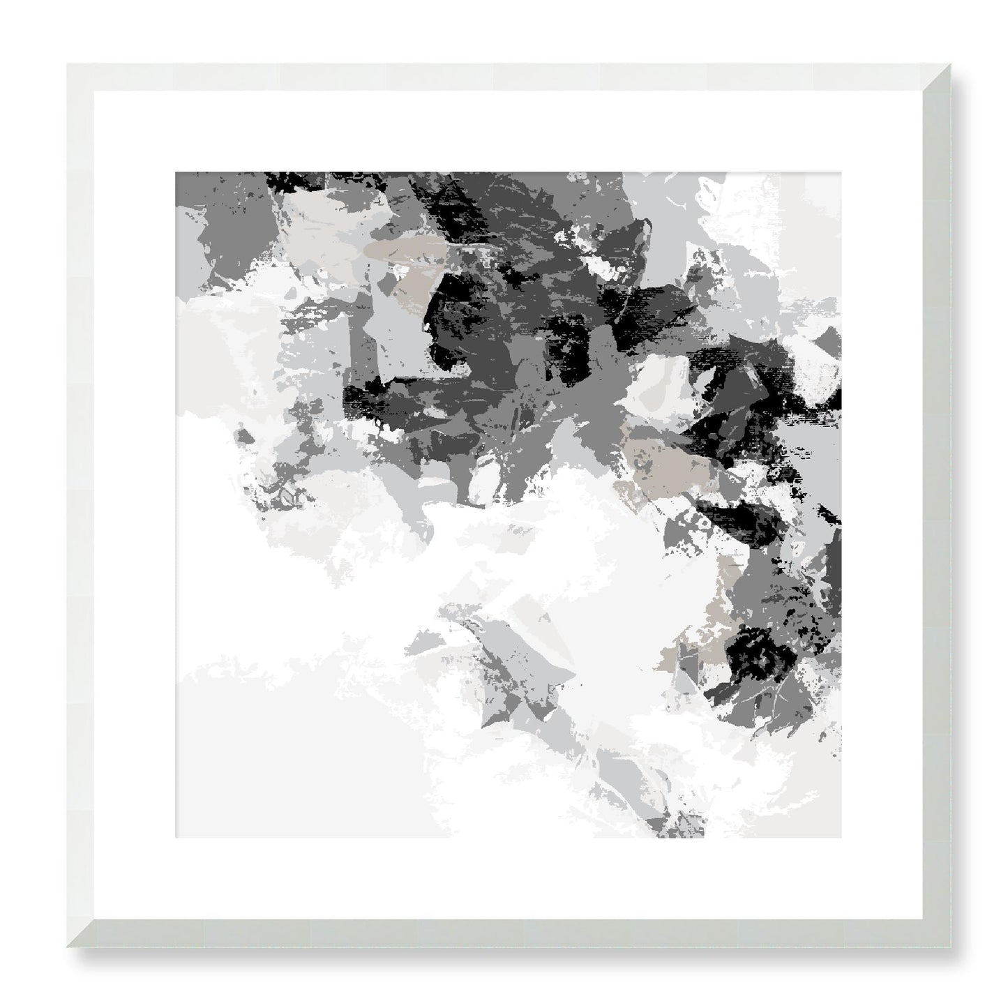 Framed Graphic Art Print, White Mat - 8x8 12x12 16x16 20x20 24x24 28x28 inches | FPS-1200-7693, Prints, Graphic art, White Frame, 51 x 51 cm ,20 x 20 inches