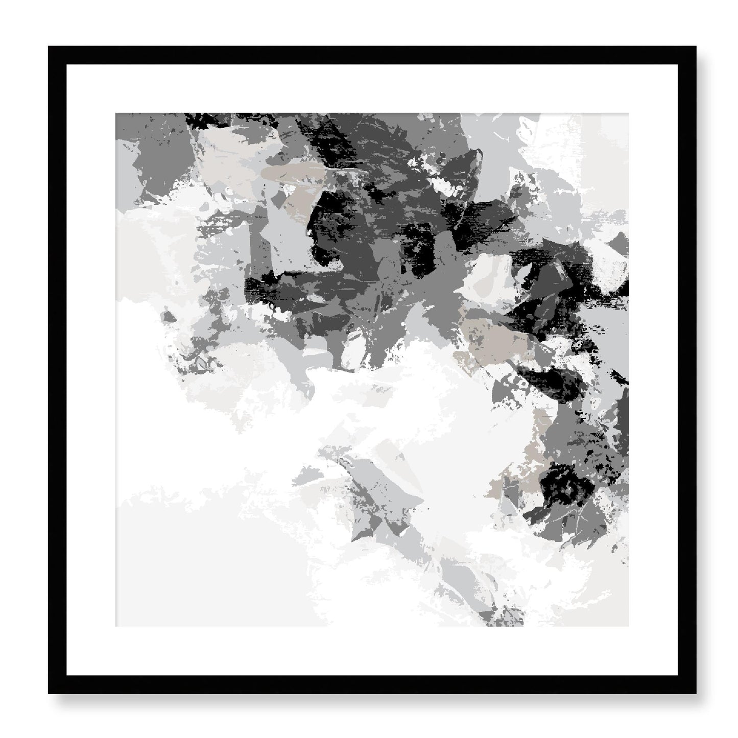 Framed Graphic Art Print, White Mat - 8x8 12x12 16x16 20x20 24x24 28x28 inches | FPS-1200-7693, Prints, Graphic art, Black Frame, 61 x 61 cm ,24 x 24 inches