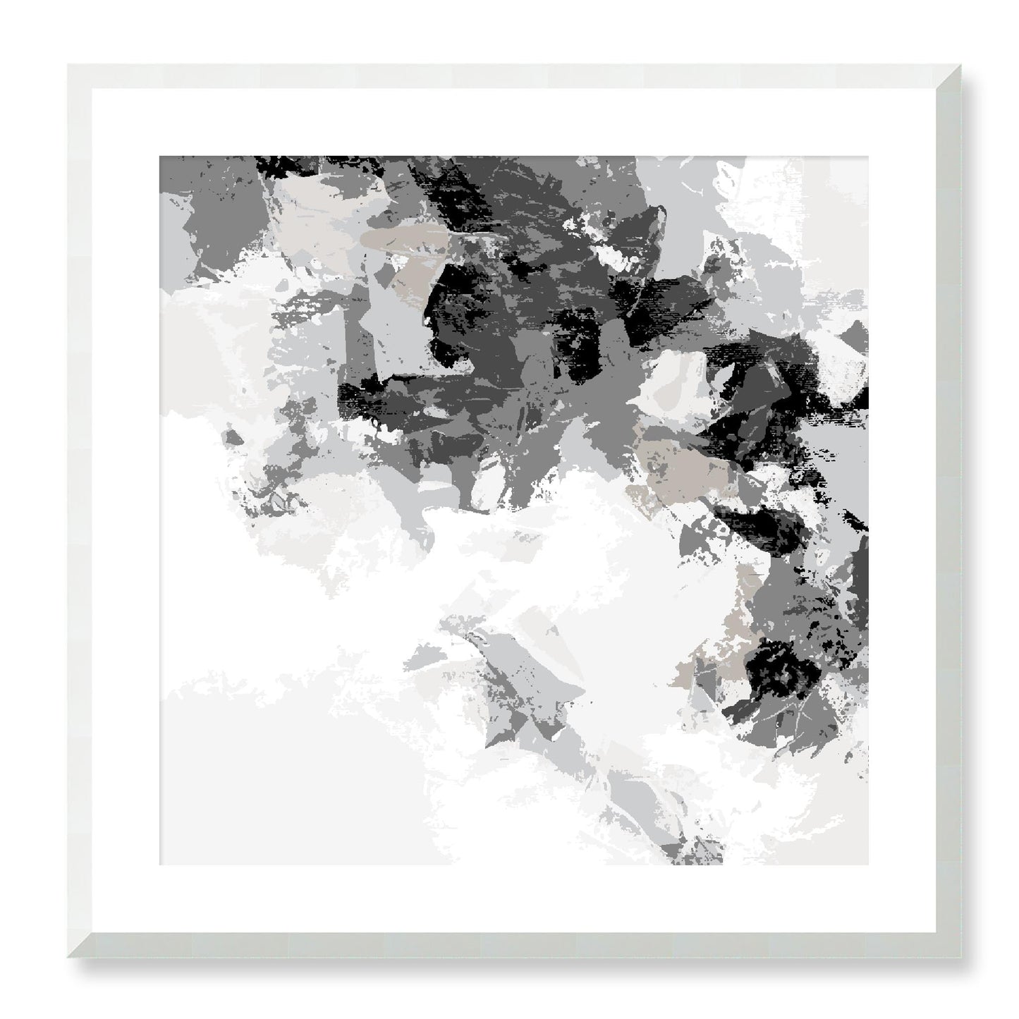 Framed Graphic Art Print, White Mat - 8x8 12x12 16x16 20x20 24x24 28x28 inches | FPS-1200-7693, Prints, Graphic art, White Frame, 61 x 61 cm ,24 x 24 inches