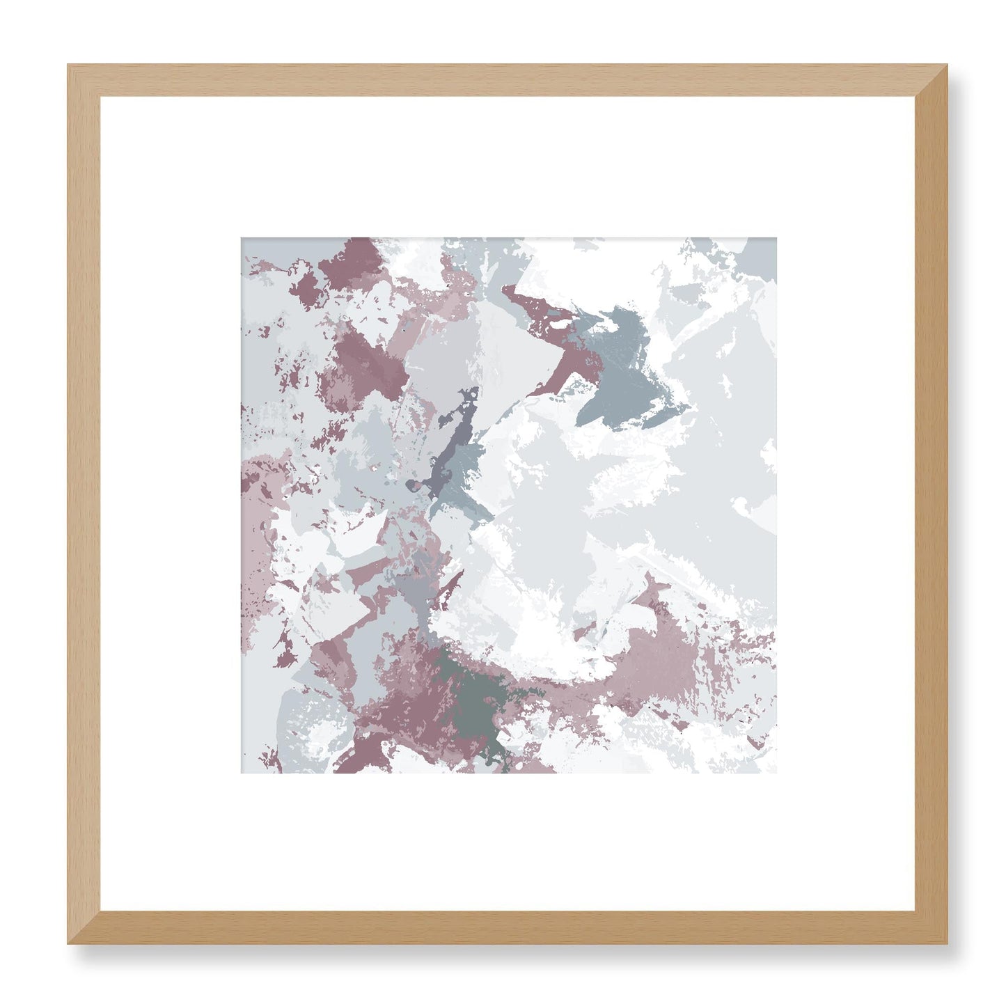 Framed Graphic Art Print, White Mat - 8x8 12x12 16x16 20x20 24x24 28x28 inches | FPS-1210-7691, Prints, Graphic art, Natural Frame, 30 x 30 cm ,12 x 12 inches