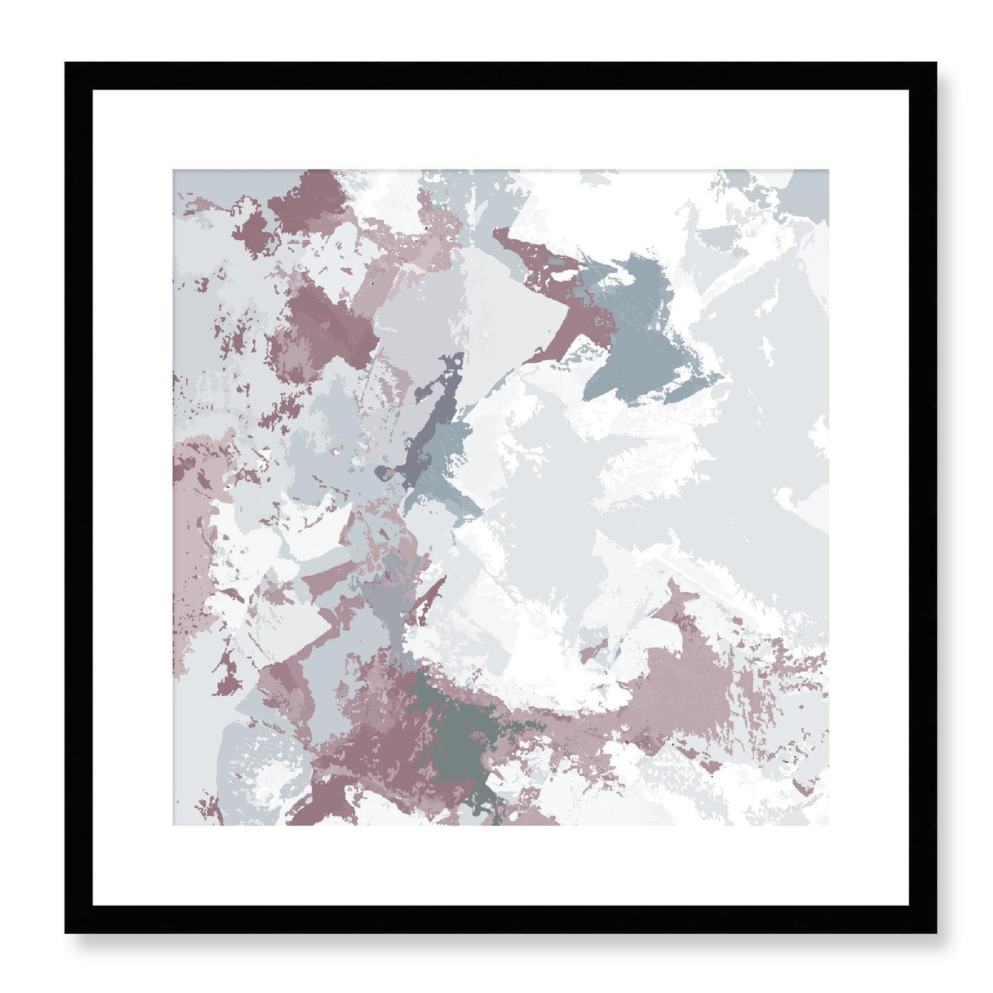 Framed Graphic Art Print, White Mat - 8x8 12x12 16x16 20x20 24x24 28x28 inches | FPS-1210-7691, Prints, Graphic art, Black Frame, 51 x 51 cm ,20 x 20 inches